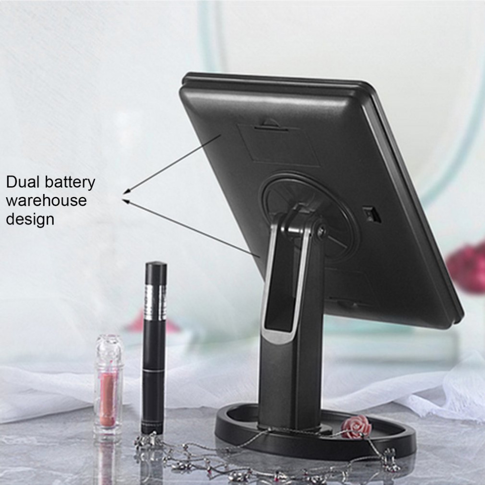 22 LED Magnifying Mirror led light Vanity mirror maquillage miroir Beauty makeup mirror lights 360 rotation Led mirror cosmetic