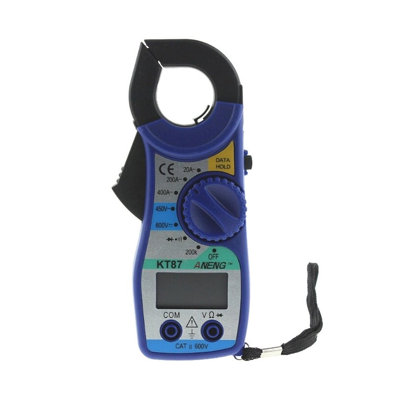 Digital multimeter ampere klämmätare nuvarande klämma tång ac / dc spänningstester data visar multimeter