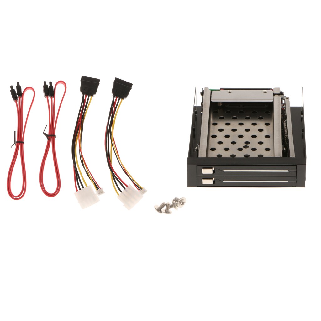2.5 ''Trayless Swap Sata Mobiele Rack Backplane Twee Drive Sata Behuizing