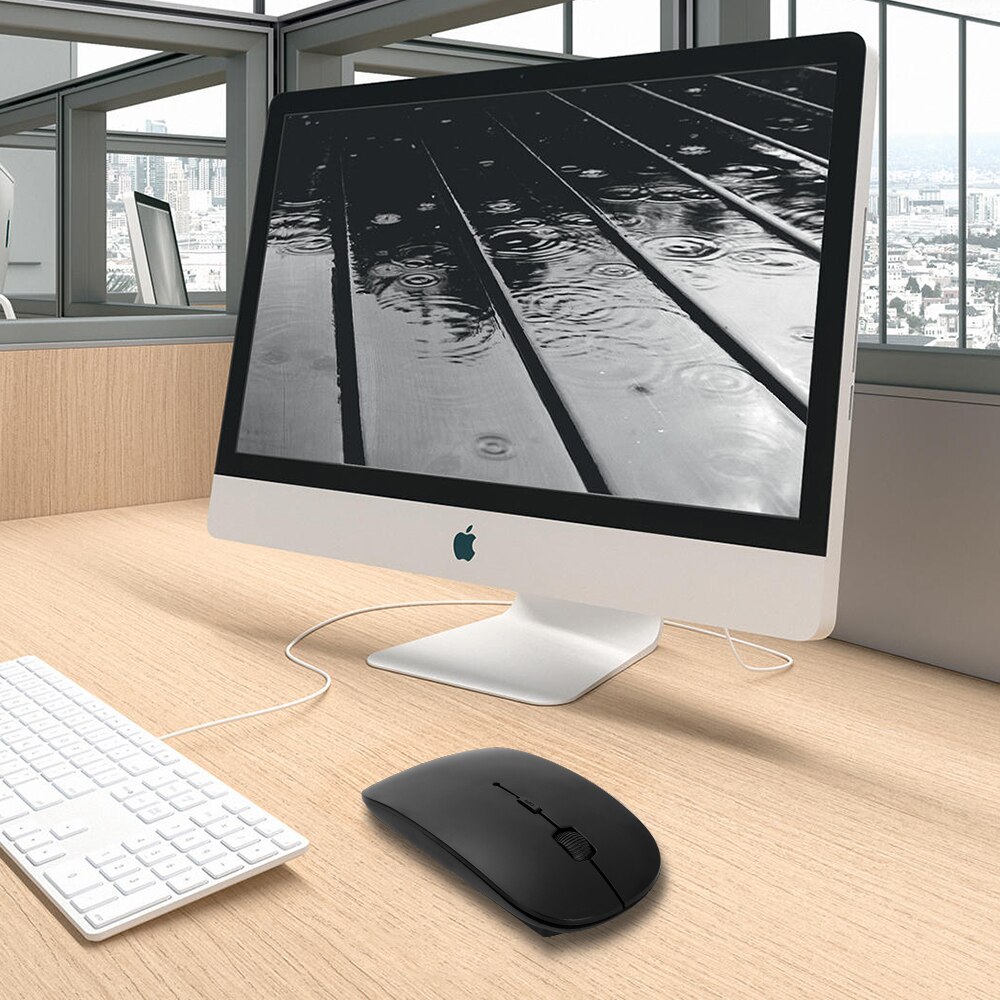 2.4G Wireless Mouse 1600 DPI USB Optical Computer Mouse 2.4G Receiver Super Slim Mouse For PC Laptop