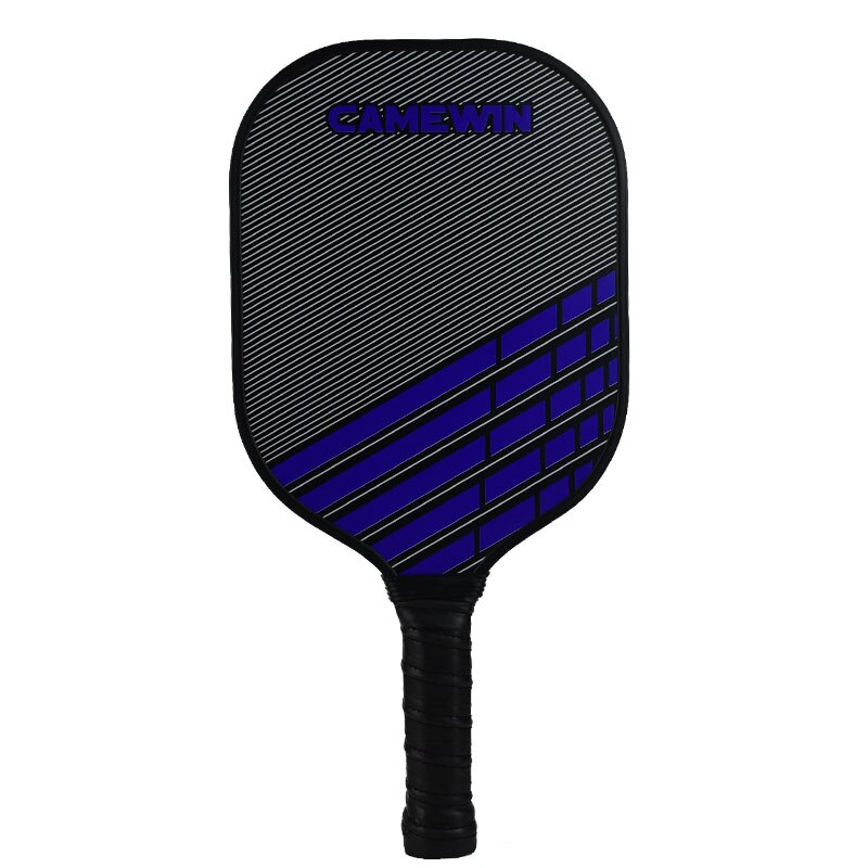 Graphite Blue Pickleball Racket With Polymer Honeycomb Composite Core Low Profile Edge Bundle Indoor Outdoor