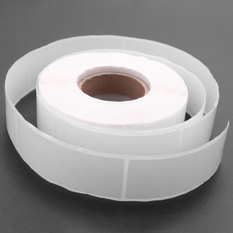 Removable Freezer Labels 1 x 3 Inch Food Storage Stickers Refrigerator Freezer Paper Labels (Blank White)