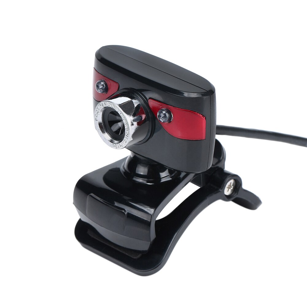 USB 2.0 12.0 Megapixel HD Camera Webcams 360 Degree with Microphone Clip-on Webcam for Desktop Skype Computer PC Laptop