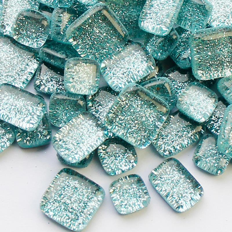 funkeln Kristall Mosaik Unregelmäßig Geformte Mosaik Steine DIY Stein Fragmente Gemischt Farbe Mosaik Handwerk Dekor: dunkel khaki