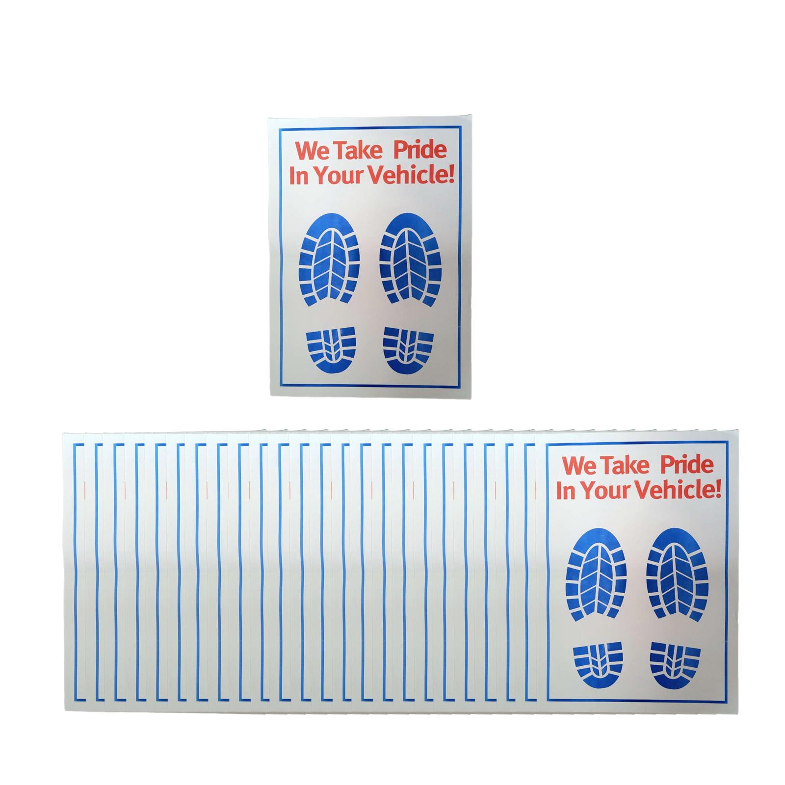 Disposable Car Mat Paper Floor Mat Protector Practical Utility Folding Floor Mats for Car Detailing Protection Car Hotel