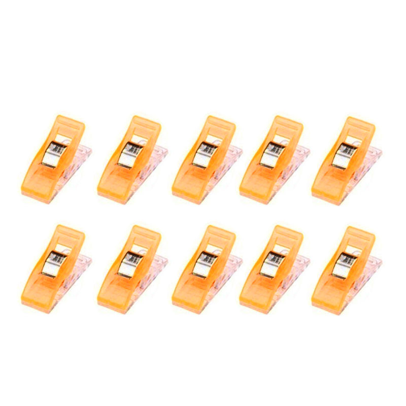 50 stuks/set randklemmen quilt quiltklem doe-het-zelf knutselwerkjes plastic clips veelkleurige patchworkklem kledingklem naaiaccessoires: 08