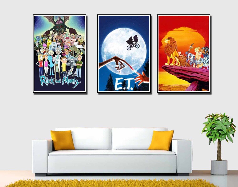 0799B Oil Painting Art-Wall Sticker Silk Poster Light Canvas Decoration