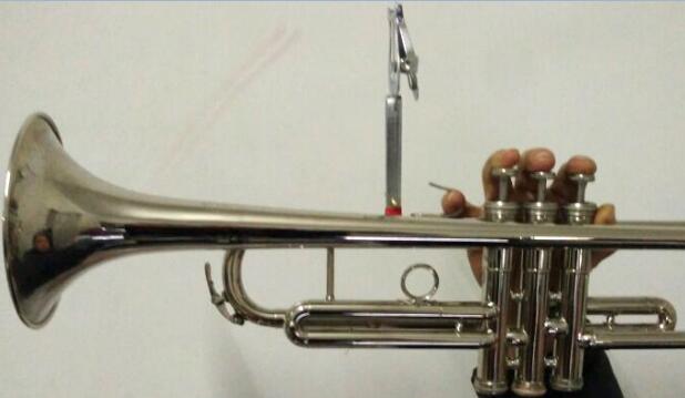 Trumpet Sheet Music Clip Stainless Steel Trumpeter Lyre Trombone Sheet Music Stand Clamp-On Holder Accessories