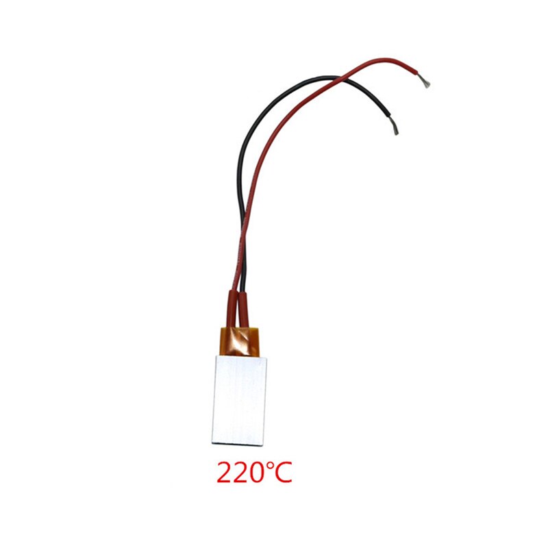 80 °/120 °/220 ° Verwarmingselement 12V Toepasselijk Miniatuur Verwarming Accessoires Krulspelden Heater Air Verwarming fittings 1 Pc: 220 degrees