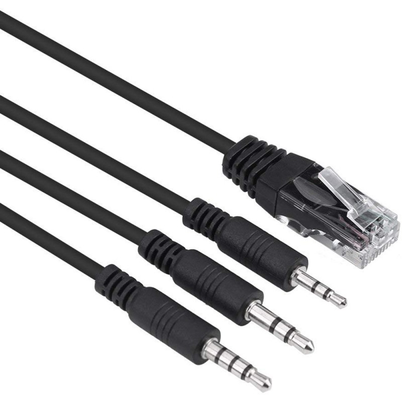 Câble de programmation USB 8 en 1 multifonctionnel Compatible pour talkie-walkie KENWOOD/QuanSheng/HYT/Motorola/YAESU/ICOM Radio