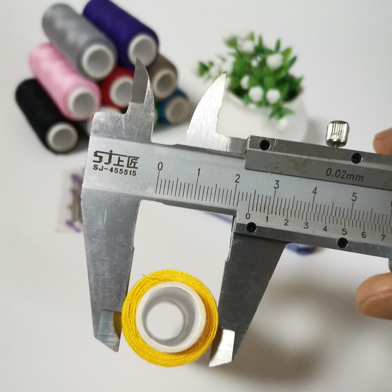 Knitting Thread Polyester Sewing Thread 10 Rolls/Box Colorful White Black Thread DIY Apparel Sewing Accessories