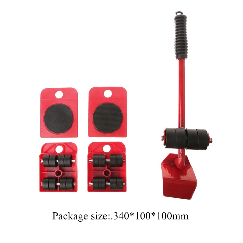 5pcs Heavy Object Handling Mover Transporter Practical Durable Multi-functional Household Furniture Moving Device
