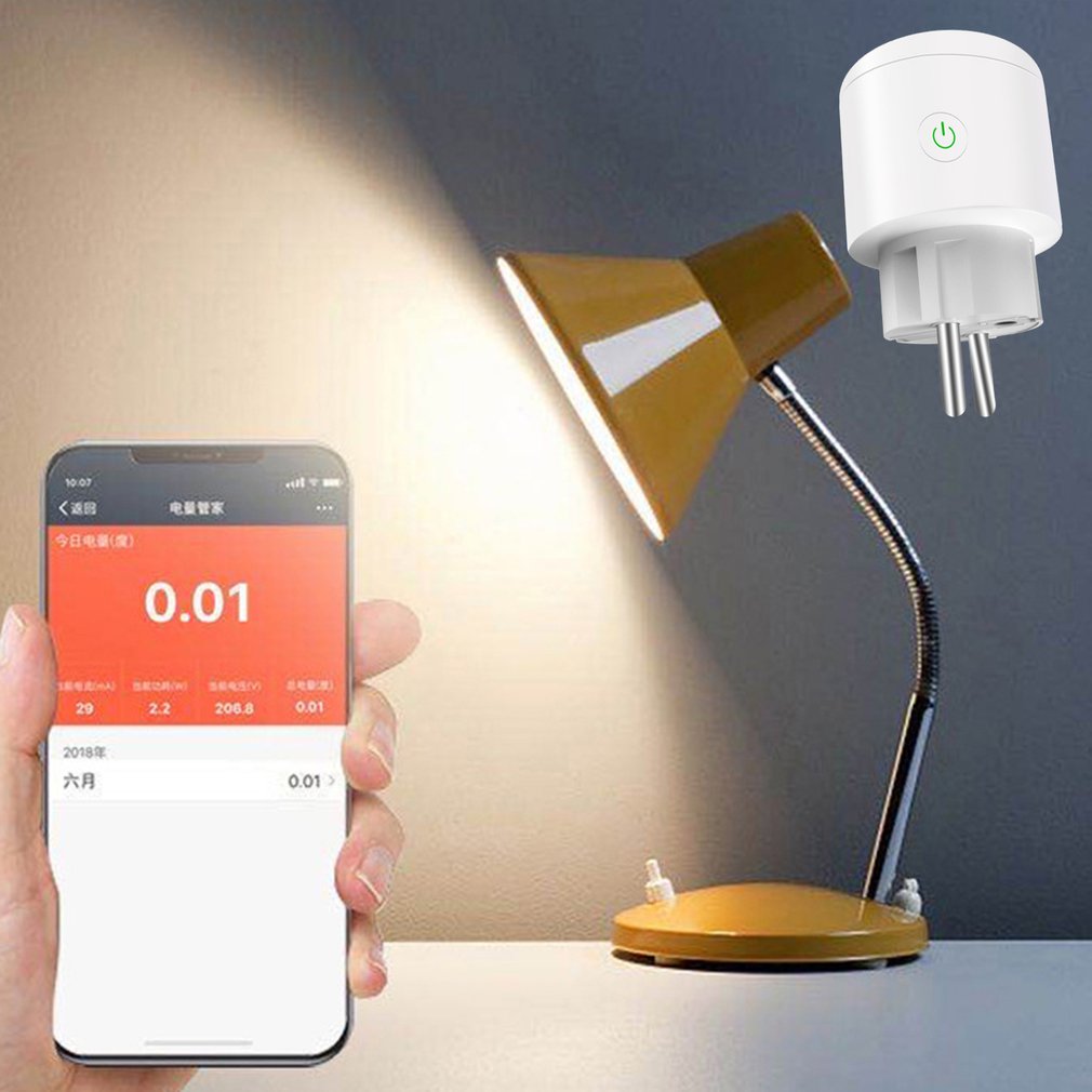 Smart Draadloze Plug Met Wifi Adapter Afstandsbediening Home Timer Socket Energy Monitor Intellectuele Socket