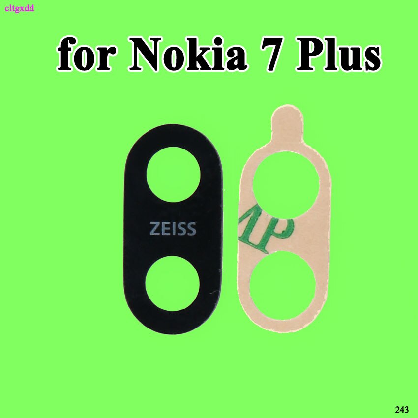 Hinten Zurück Kamera Glas Objektiv Abdeckung Für Nokia 5 6 8X5X6X7 5,1 6,1 8,1 7 Plus Lumia 535 950 950XL 1520 Mit Aufkleber Ersatz