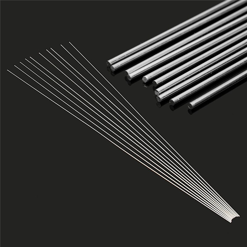 10Pcs Aluminium Lassen Draden 3Mm Lage Temperatuur Smelt Sodering Flux Lassen Staven Oplossing Lassen Flux-Gevulde Staven metaalbewerking