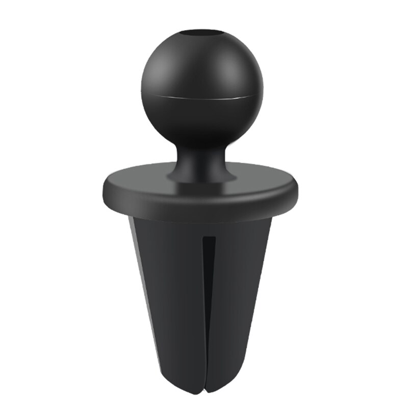 Car Air Vent Clip Upgrade Version Phone Holder Clip Ball Head 17mm Common Head Multiple-Type Car Air Mount 360 Rotatable Bracket: Black 2