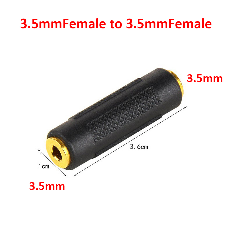 3.5/2.5mmMale to 2.5/3.5mmFemale Jack Stereo Connector Coupler Adapter Audio Cable Extension For MP3 DVD Headphone Car.: Orange