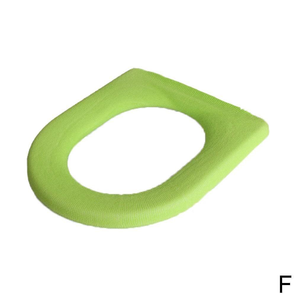 Kolorowe ciepłe miękke zmywalne pokrowiec na deskę sedesową zestaw mata robić wystroju domu Closestool mata poszewka pokrowiec na klapę sedesu akcesoria: trawa zielony