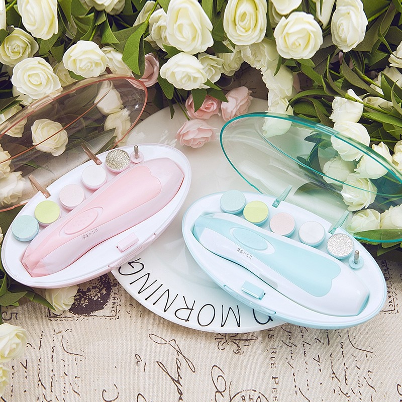 Cortauñas eléctrico para niños y bebés, cortauñas para manicura y pedicura, tijeras para el cuidado, disponible en EE. UU.,