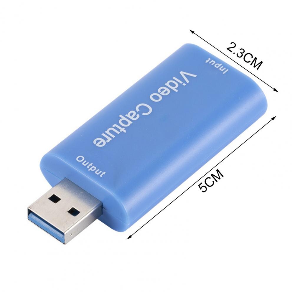 Video Capture Card Compacte High-Definition Abs Usb 2.0 Capture Hdmi-Compatibel Video Grabber Voor Thuis