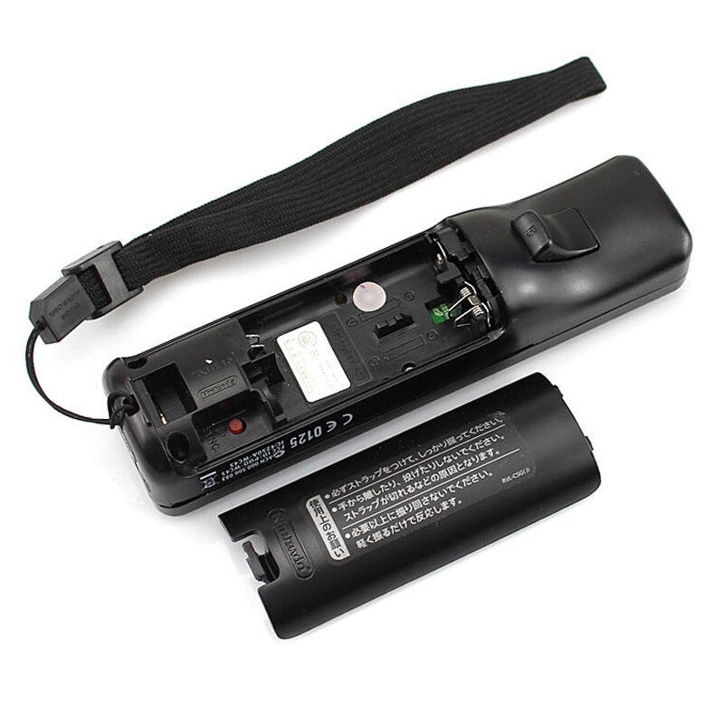 Zwart 2 In 1 Ingebouwde Motion Plus Afstandsbediening Met Siliconen Case En Hand Strap Voor Nintendo wii Voor Wii Remote