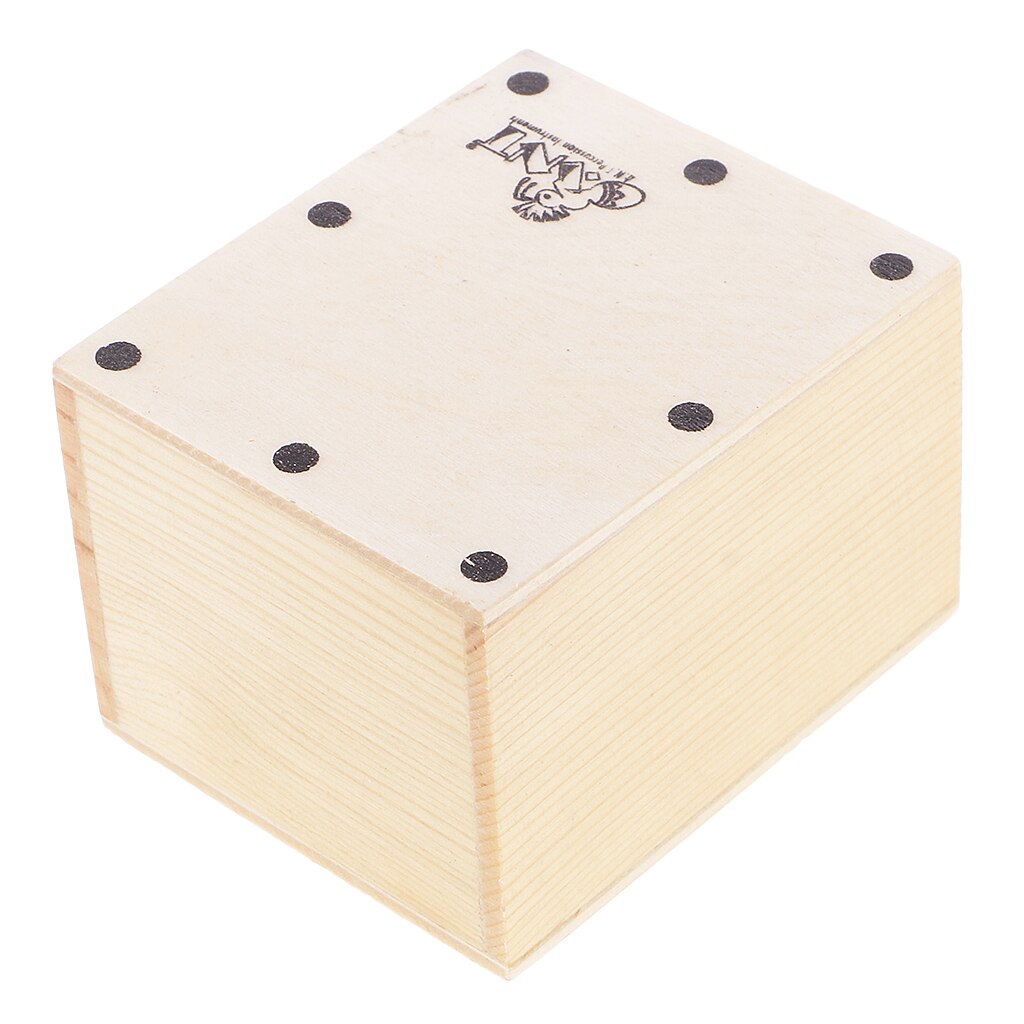 Wood Sand Shaker Mini Cajon Drum Hand Percussion Instrument Stage Parts