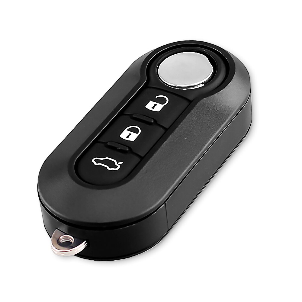 KEYYOU Auto Schlüssel Ersatz Für FIAT 500 Panda Punto Bravo Ducato Stilo mit 3 Taste Fall Fob SIP22 Klinge Folding auto Schlüssel Shell