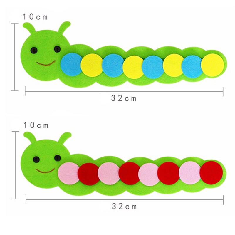 Montessori Mathematische Spiel Farbe Sortierung Caterpillar Vorschul Kindergarten Lehrmittel Bildungs Frühe Lernen spielzeug