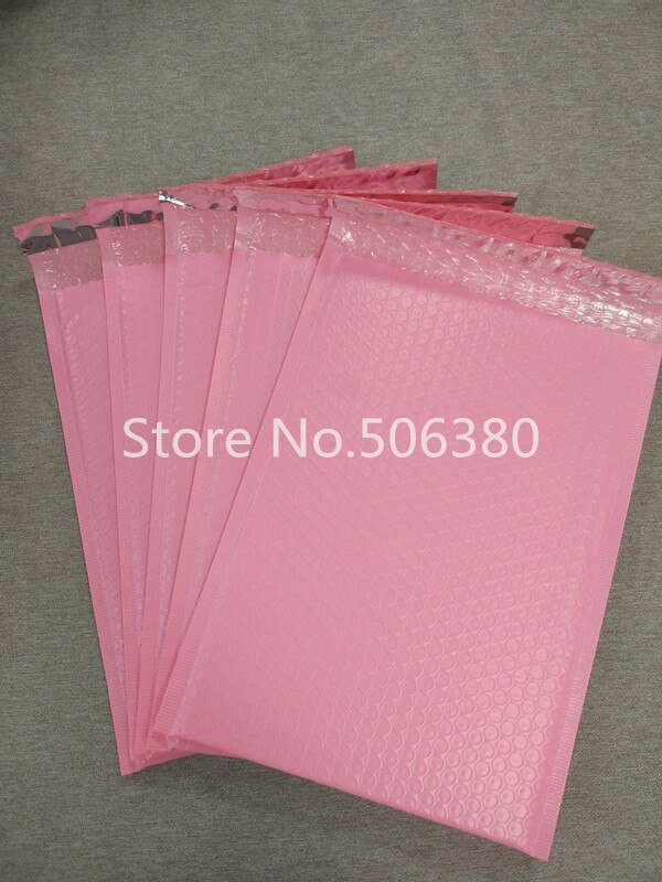 [40Pcs] Grote Verkoop 260*320Mm Bruikbare Ruimte Poly Bubble Mailer Enveloppen Padded Mailing Bag Self Afdichting Roze