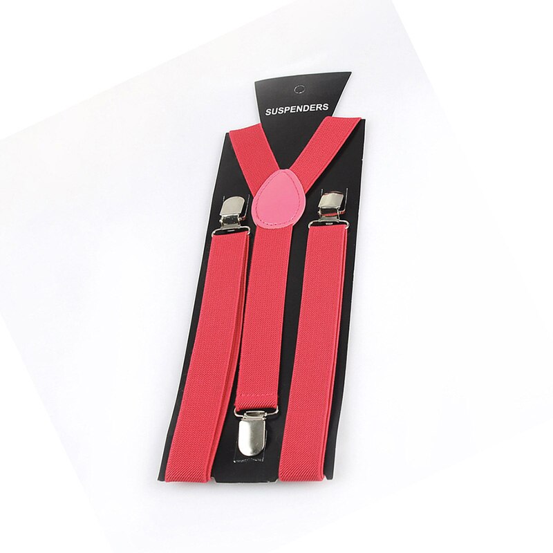 Bretelle per uomo Pantaloni Abbigliamento Bretella per adulti Camicia da uomo Abito da donna Festa di nozze Colori solidi Gonna da abito con bretelle Cinghie