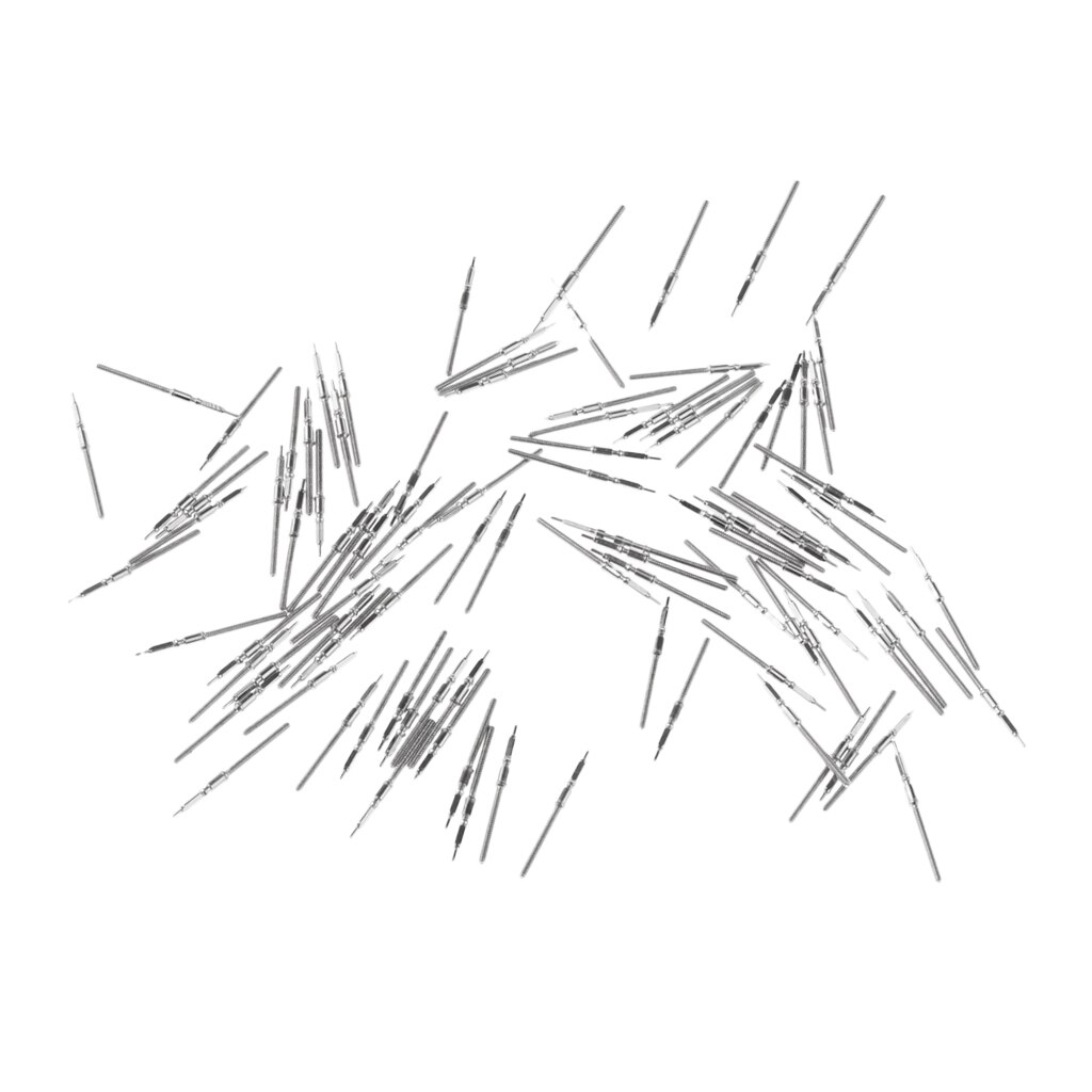 100Pcs Generic Replacement Parts Watch Winding Stem for Different Watches: 2836