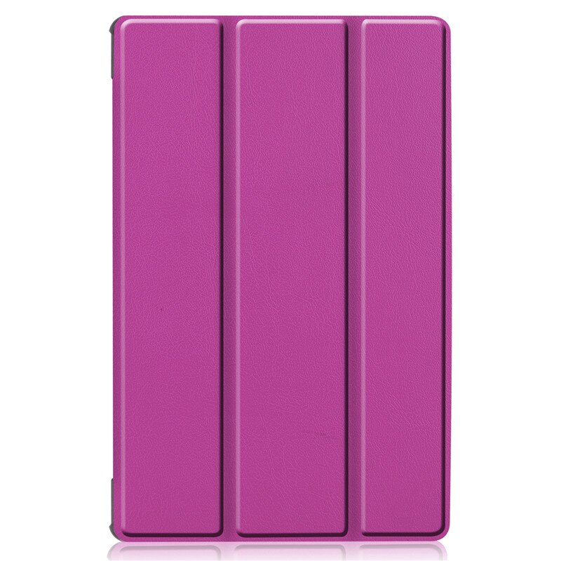 Samsung Galaxy Tab S6 Lite 10.4 Case - Magnetic Stand Cover - PU Leather + Hard PC - Shockproof & Anti-Dust: Purple