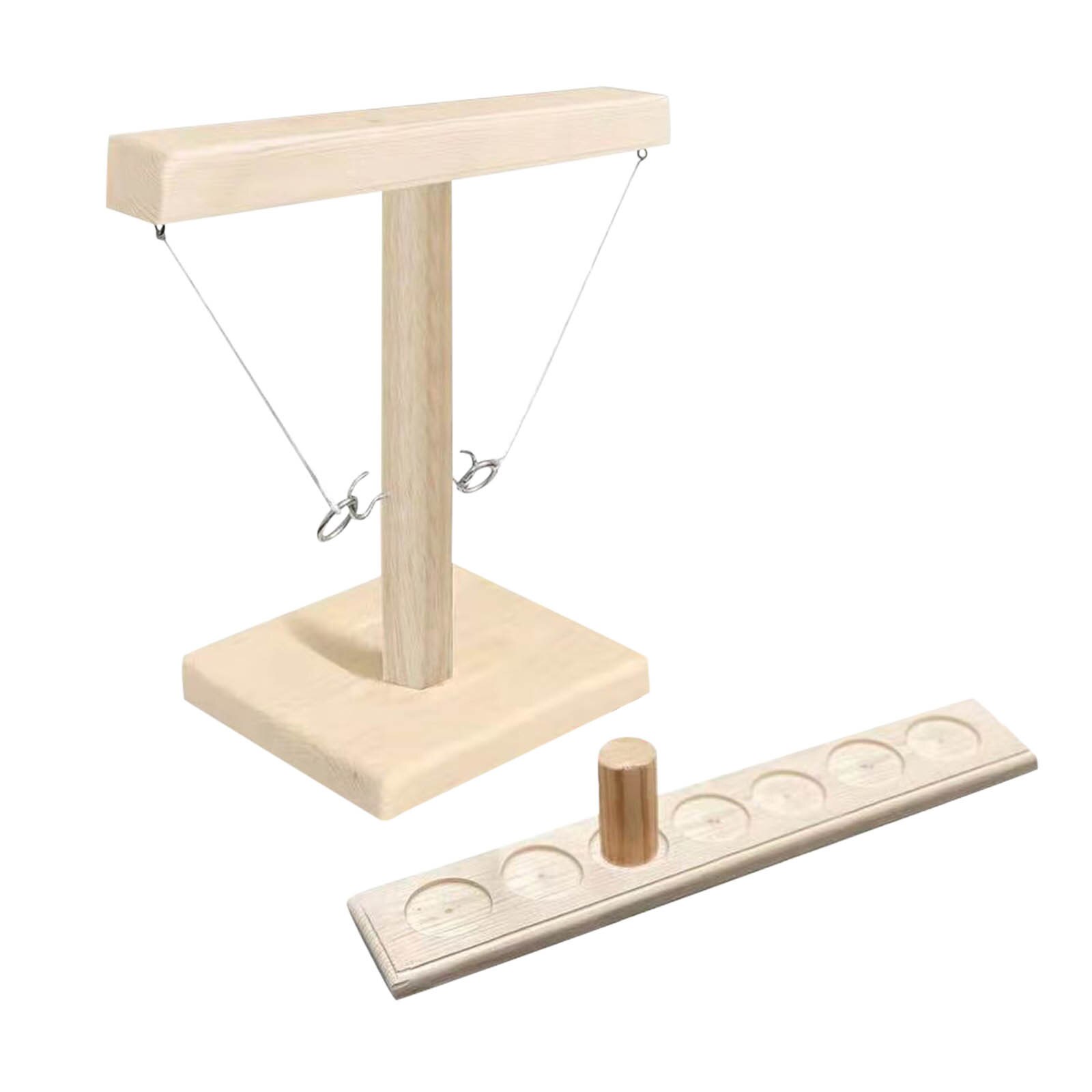 Partij Speelgoed Leisure Industriële Stijl Bar Drink Shop Handgemaakte Houten Ring Toss Haken Snelle Interactief Spel Voor Bars thuis: B