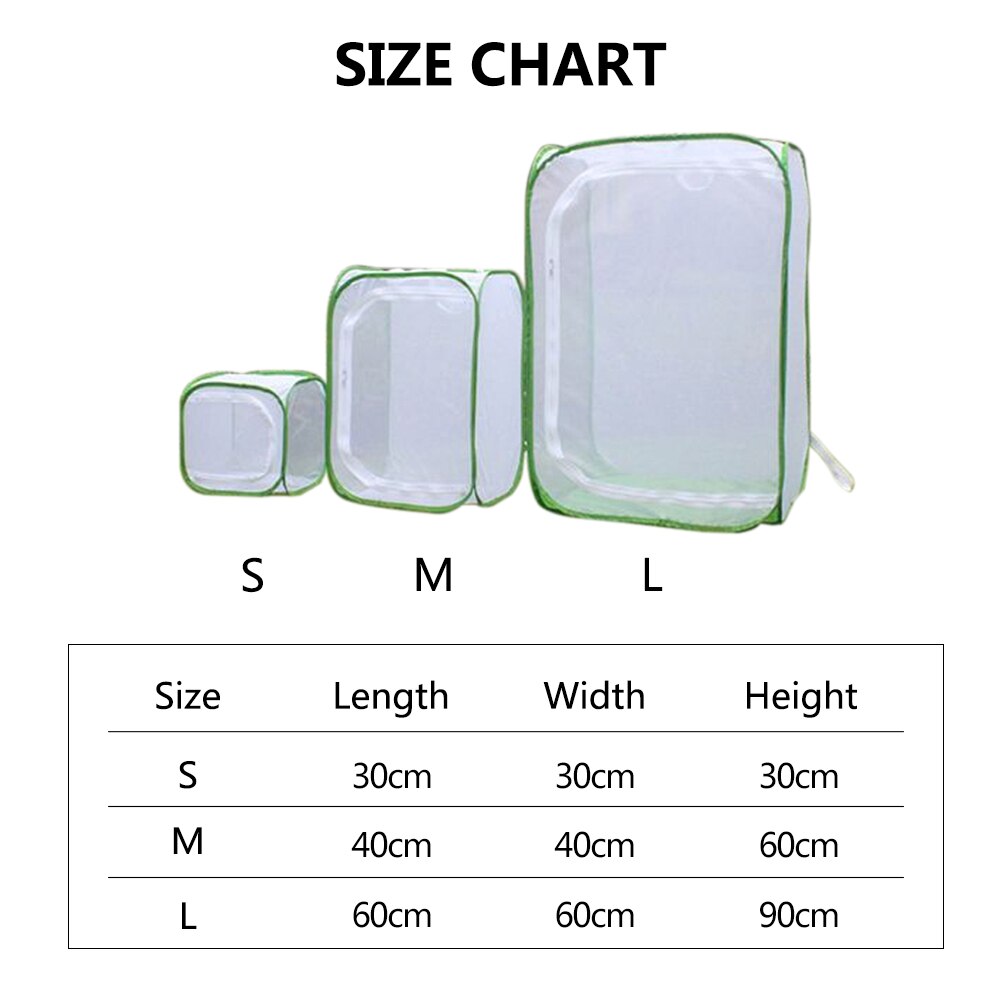 Butterfly Garden Insect Cage Folding Insect Mesh Cage Terrarium Cage Novelty Feeding System For Home Supplies B