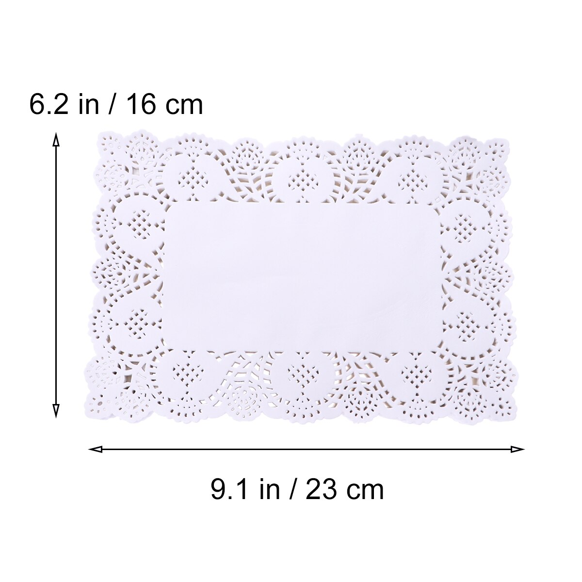 140pcs Disposable Oil-absorbing White Lace Paper Doilies Cake Box Liner Packaging Paper Pad