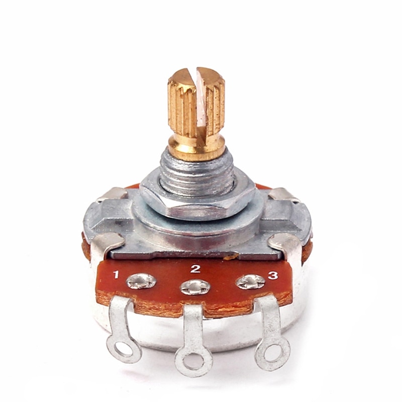 HOMELAND 2Pcs Guitar Pots B250K Big Potentiometer Electric Guitar Bass Volume 15Mm Parts