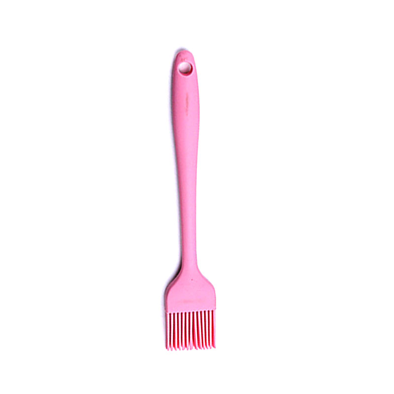 Bbq Oil Brush - 8 inch, Silicone Basting Barbecue Pastry Turkey Bastet Brush, Cooking Kitchen Utensil: Roze