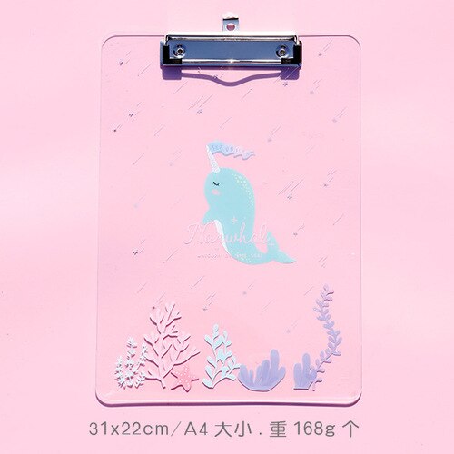 Rowboe søt skrivesaker kawaii mappe  a4 tavle mappe kontorrekvisita pad skrivesaker akryl skrivetavle kawaii rekvisita