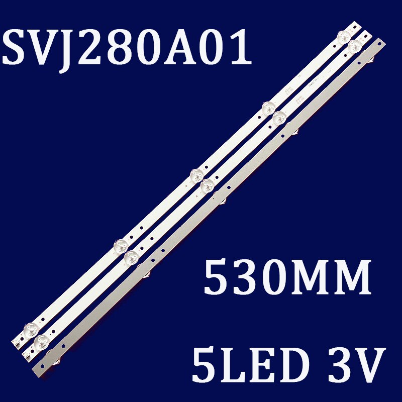 Led Backlight Voor 28 &quot;SVJ280A01 REV3 5LED Proline Bravis 28C2000B M280X13-E1-H H280B7100C