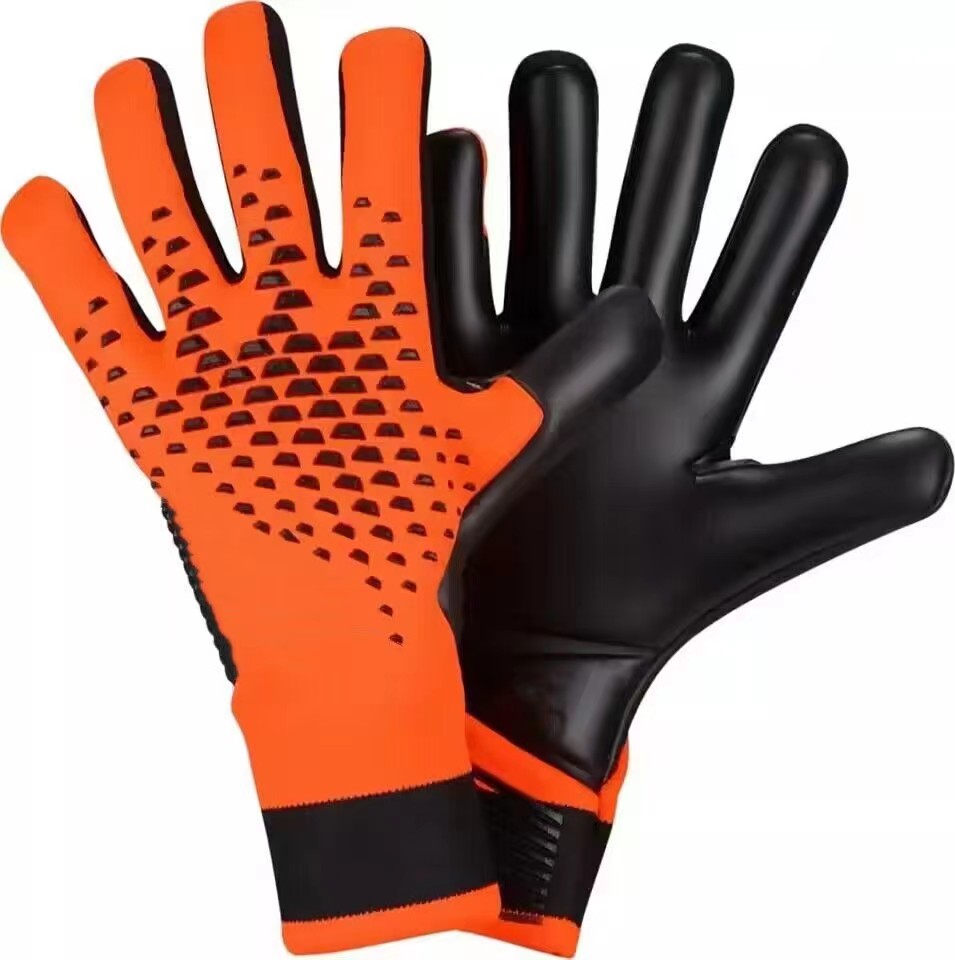 Keeper Handschoenen Roofdier Voetbal Voetbal Kids Volwassenen Mannen Vrouwen Dikker Latex Niet-Slip Slijtvaste Voetbal Keeper Handschoenen: WHITE / S