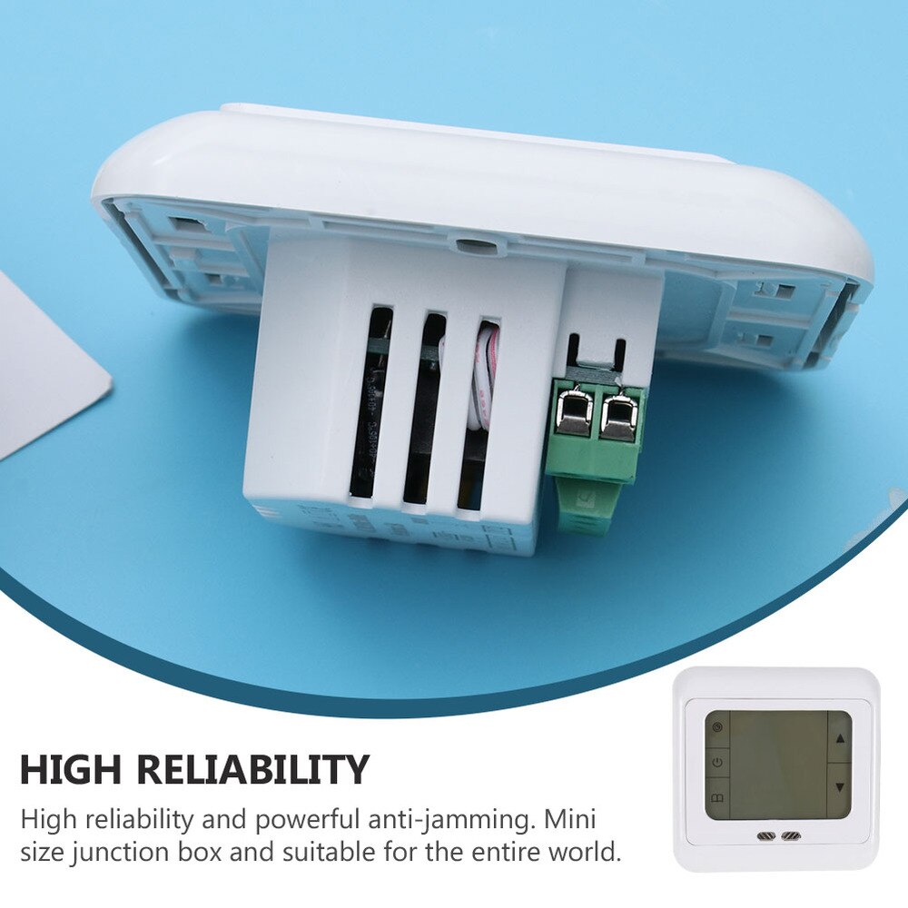 2pcs Underfloor Heating Temperature Controller Digital Thermoregulator
