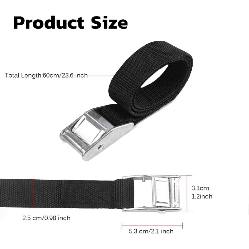 Zink Ijzer Gesp Cargo Spanband Zinklegering Druk Gesp Vaststelling Riem Cargo Bagage Vaststelling Binding Strap