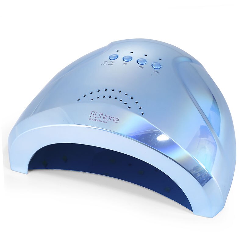 Lámpara de secado en Gel de uñas, lámpara híbrida para LED UV de uñas en Gel, 86W, de: blue / EU