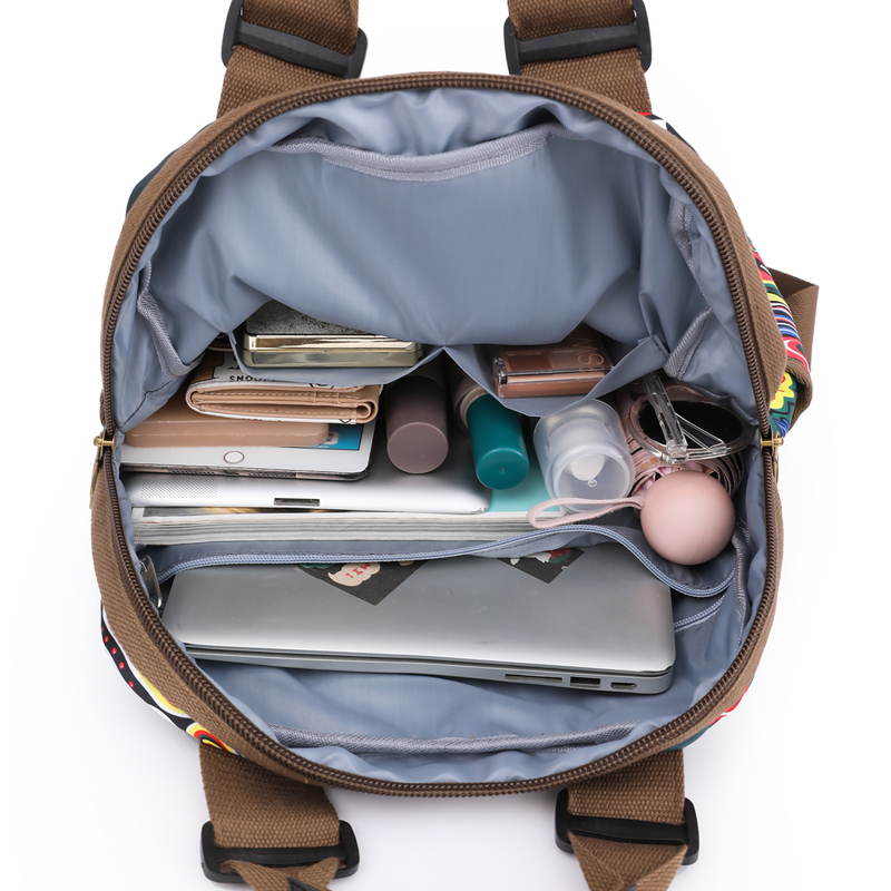 Backpacks Female Canvas Rucksack Women Large Bagpack Travel Bags Big School Backpack for Students Shoulder Bag