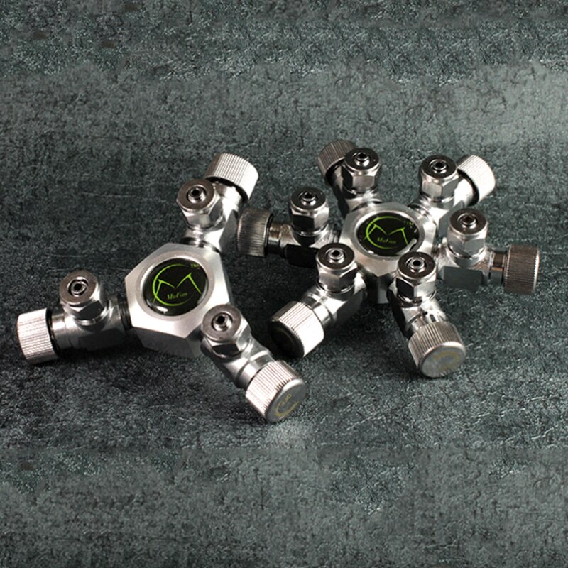 Carbon dioxide multi-way shunt splitter CO2 multi-split