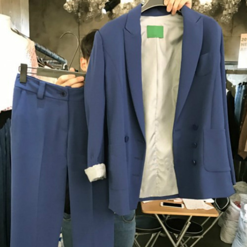 women's suit office work suit Jacket woman Pants suit Large size women's two-piece suit