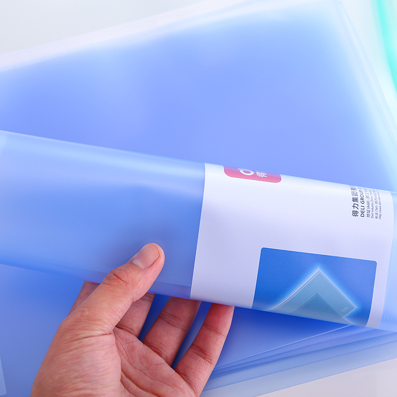 10pcs/lot File Folder A5/A4 PVC zipper bag waterproof document classified storage stationery file holder Office School