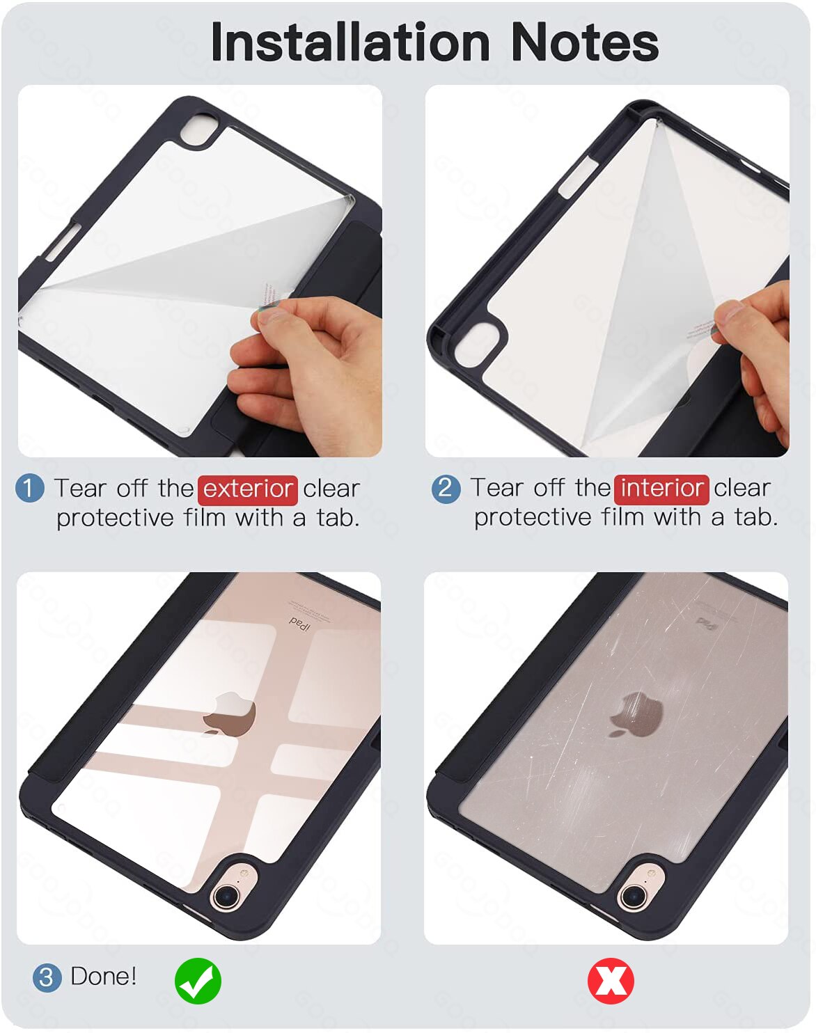 For iPad Air 4 Case for iPad Pro 11 12 9 Case Mini 6 for iPad 10.2 7th 8th 9 generation Case Pro 12.9 Cover funda