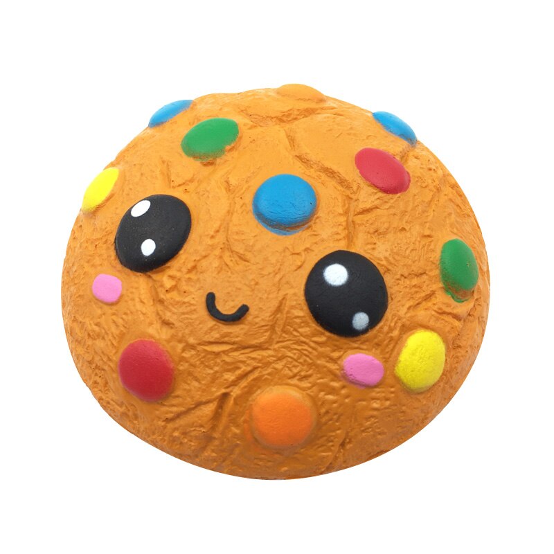 Kawaii Hamburger Bun Cake Ice Cream Scoop Popcorn Pizza Cookies Squishy Slow Rising Toys Jumbo Squishies Christmas Toy: Light Grey