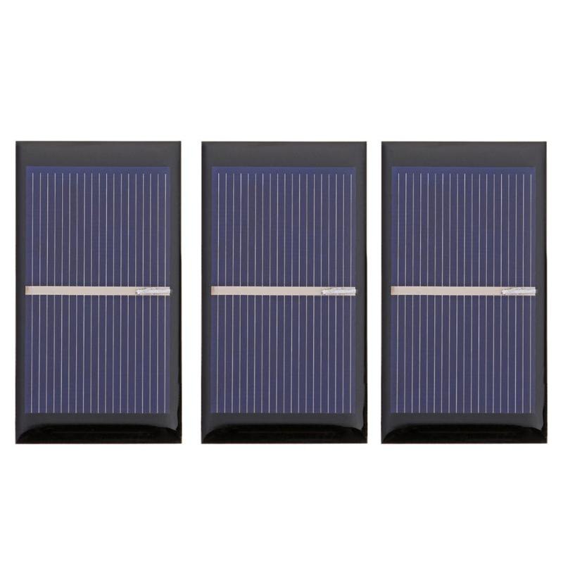 ALLOYSEED 0.5 V 0.3 W 600mA Zonnecel Module 5 V 0.3 W 60mA Polykristallijne Solar Batterij Panel DIY Charger voor LED Licht Lamp Fans